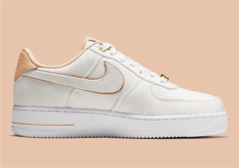 nike air force 1 white gold beige schuhe sneaker|air force 1 university gold.